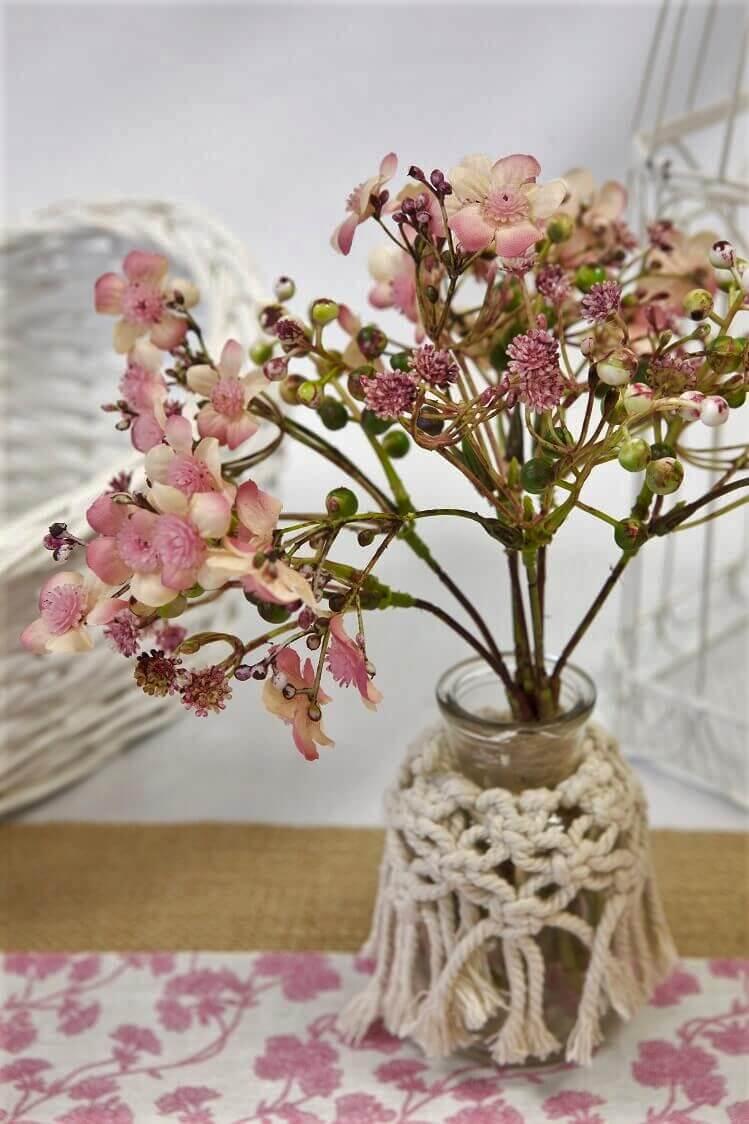 Fbo2011 decoration bouquet de fleur champetre rose vert gypsophile