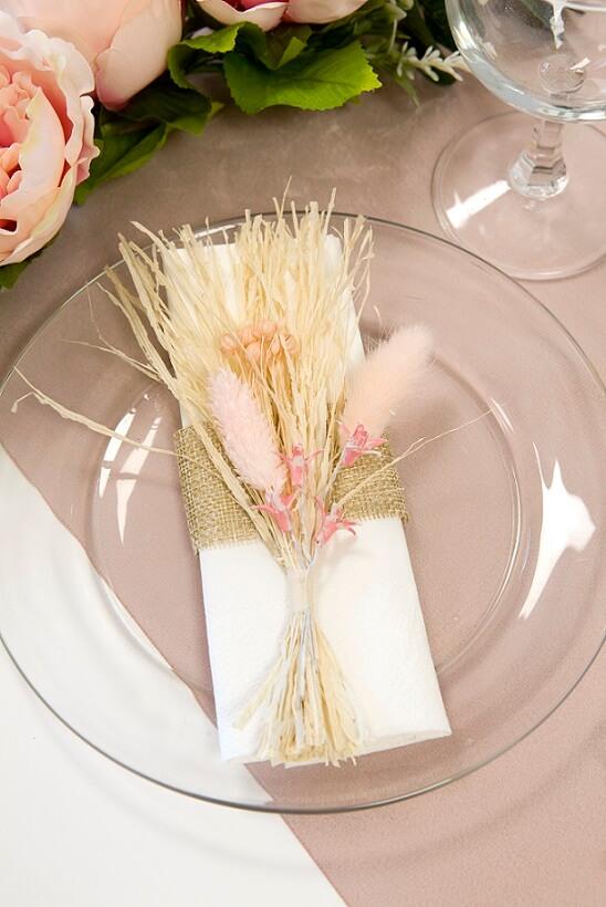 Fde198ro decoration nature champetre bouquet fleurs avec graminees