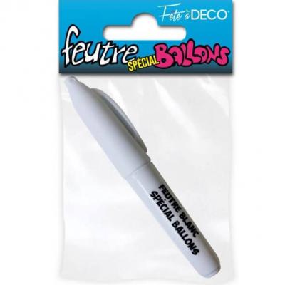 Feutre pour ballons: Blanc (x1) REF/FSBB