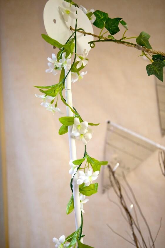 Fgu4014 decoration guirlande de fleur en jasmin
