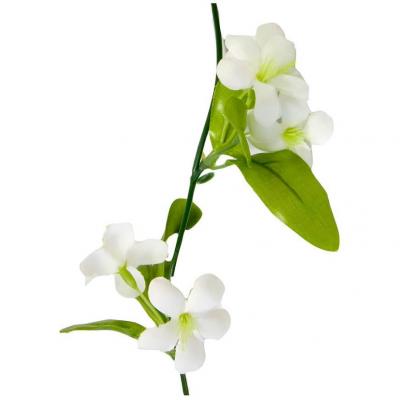 1 Guirlande fleurs de Jasmin de 2.40m en blanc et vert REF/FGU4014