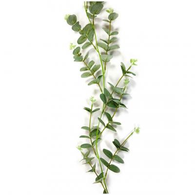 1 Guirlande feuilles Eucalyptus vertes 120cm pour décoration nature REF/FGU4015