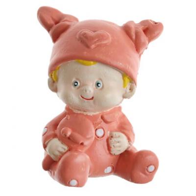 Figurine baptême fille: Corail (x2) REF/4941