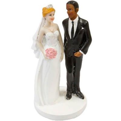 Figurine mariage couple de mariés mixte (x1) REF/SUJ4984