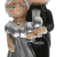 Figurine noce d argent