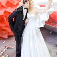 Figurine pour gateau de mariage