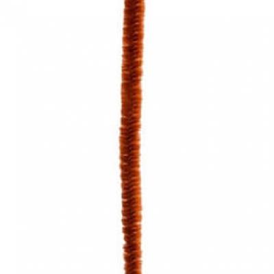 Fil chenille chocolat, 15cm (x6) REF/3538