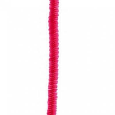 Fil chenille fuchsia, 15cm (x6) REF/3538