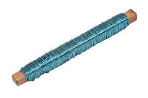 Fil metallique bleu turquoise 2