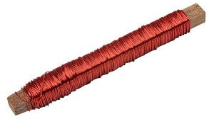 Fil metallique rouge 2