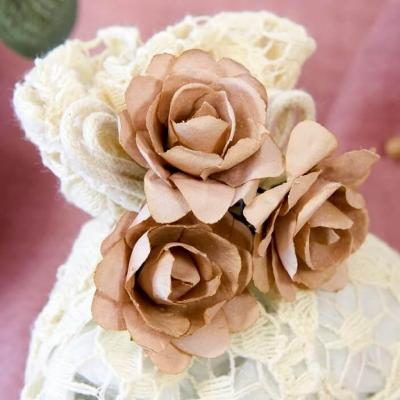 Fl628 decoration mini fleur naturelle en papier