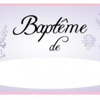 Fleche directionnelle fille bapteme