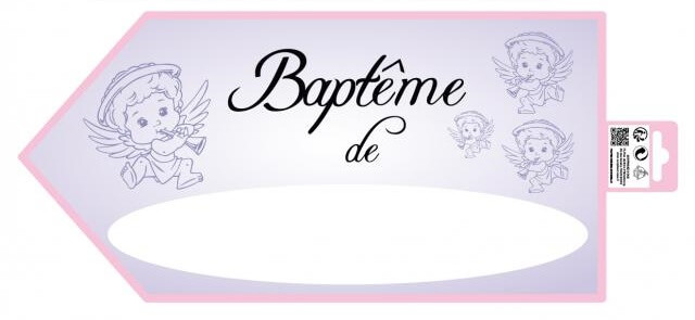 Fleche directionnelle fille bapteme