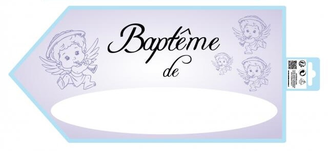 Fleche directionnelle garcon bapteme