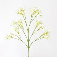Ftg2045 decoration florale gypsolphile blanc et vert 65cm