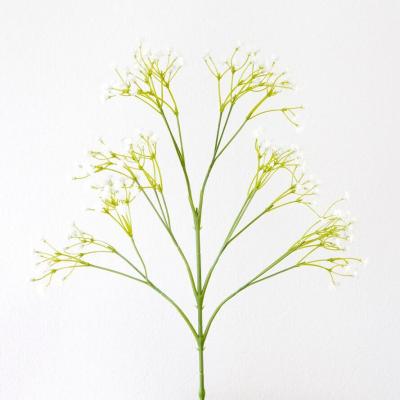 Ftg2045 decoration plante gypsolphile blanc et vert 65cm