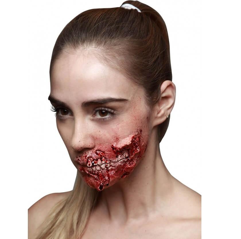 G25172 maquillage halloween cicatrice latex morsure