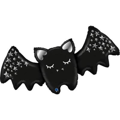 1 Ballon géant aluminium Grabo Halloween en chauve-souris REF/GG72115 (55