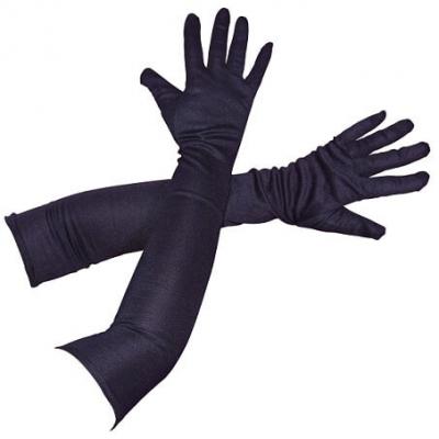 Gants longs noir, 56cm (x1) REF/39300