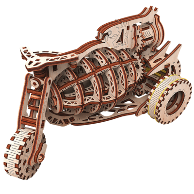 Jeu puzzle 3D en bois Mr Playwood: Tricycle Starbike (x1) REF/PWST
