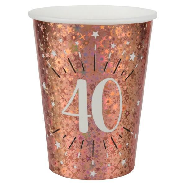 Gobelet anniversaire 40ans rose gold