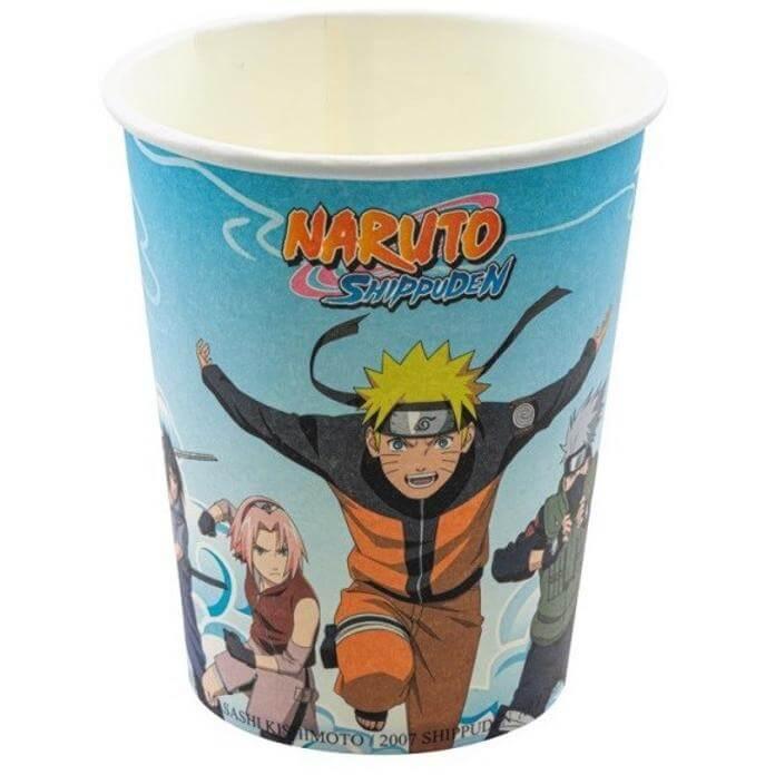 Gobelet anniversaire carton naruto shippuden