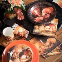 Gobelet citrouille halloween carton