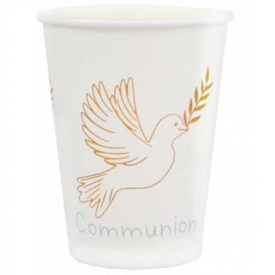 Gobelet Communion Colombe en carton (x10) REF/7630