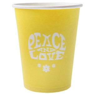 Gobelet hippie jaune