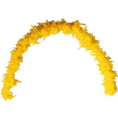 Grand Boa jaune en plumes pour votre fête de 180cm (x1) REF/21604