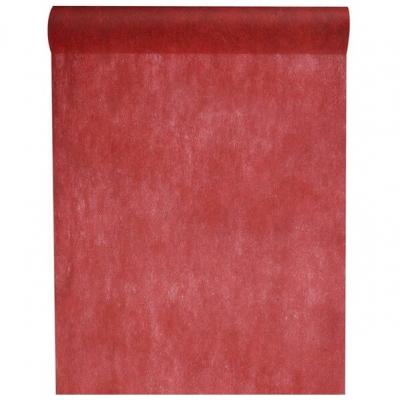 Grand chemin de table in tisse bordeaux 60cm x 10m