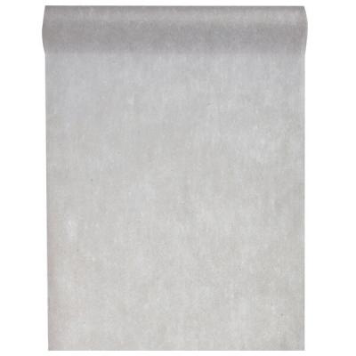 Grand chemin de table in tisse gris 60cm x 10m