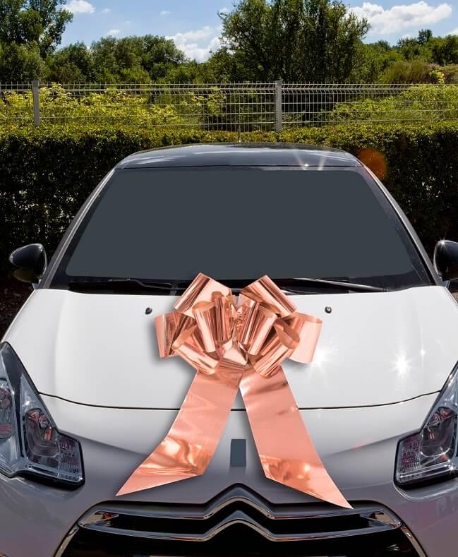 Grand noeud geant automatique rose gold pour cadeau