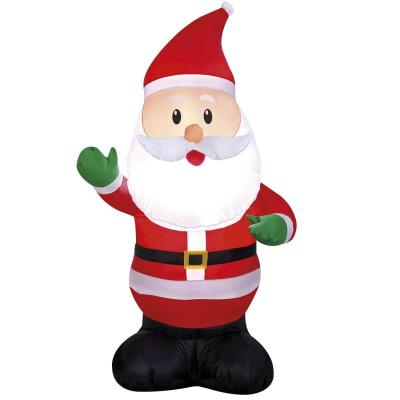 Grand pere noel gonflable lumineux de 120cm