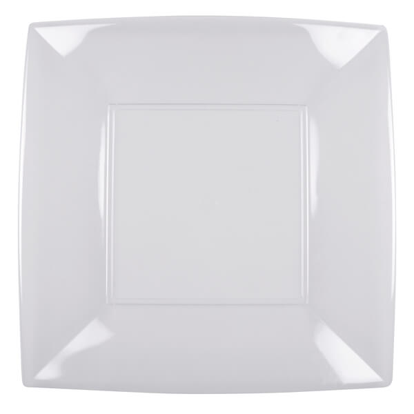 Grande assiette transparente incassable 29cm