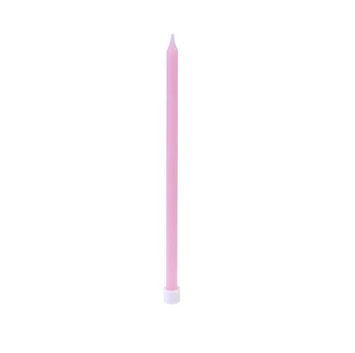 Grande bougie rose