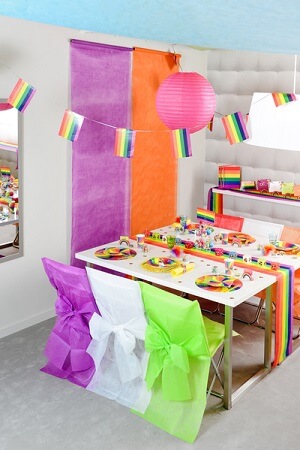 Guirlande arc en ciel