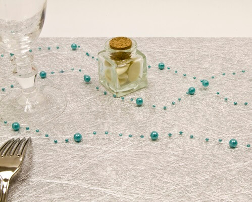 Guirlande de decoration bleu turquoise
