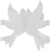 Guirlande elegante mariage colombe blanche