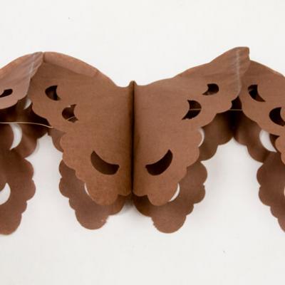 Guirlande papillon marron (x1) REF/GUI057