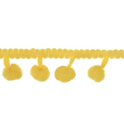 Guirlande pompon jaune