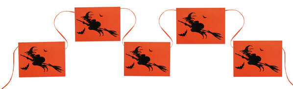 Guirlande sorciere halloween