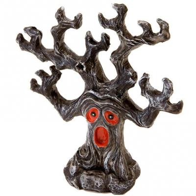 Hal0002 decoration halloween arbre hante en resine