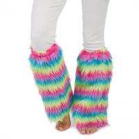 Jambiere disco multicolore en peluche