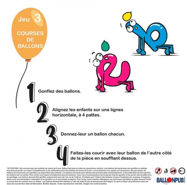 Jeu d enfant avec ballon en latex