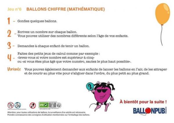 Jeu de ballon pour enfant original