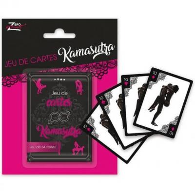 Cadeau de fête adulte avec 54 cartes du jeu Kamasutra (x1) REF/SEXR018