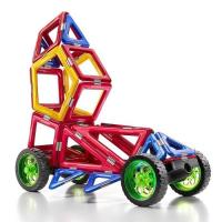 Jeu de construction magnetique voiture de course geosmart