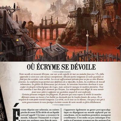 Jeu de role ecryme coffret de base