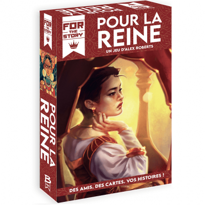 Jeu de société avec cartes: Pour la reine (x1) REF/BRREI